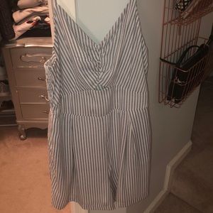 Striped romper